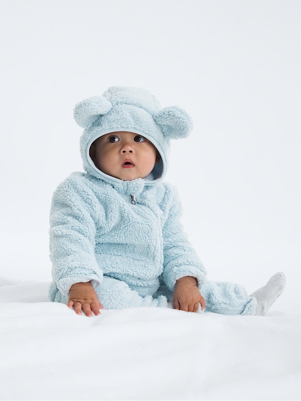 The North Face Light Blue Campshire One-Piece Suit